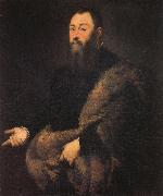 Portrait of a Gentleman in a Fur Tintoretto